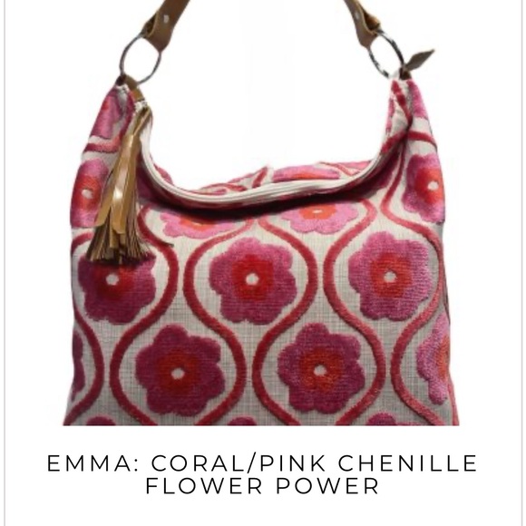 Glenda Gies Emma Handbag with leather accents - Picture 1 of 6